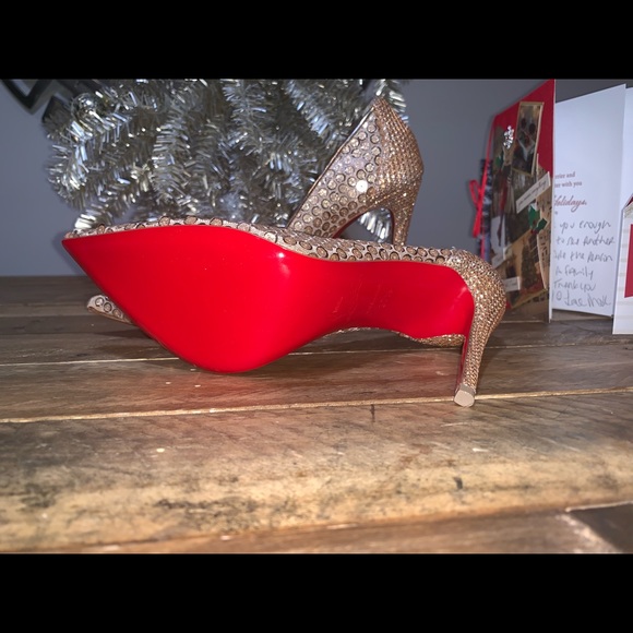Christian Louboutin Lace 554 100 Cabaret Pumps - Picture 7 of 8